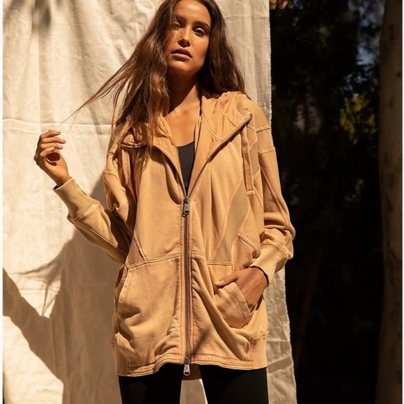 Free People Sweaters - Free People All Your Love Solid Hoodie
Patchwork Slouchy Saddle Tan Size XS